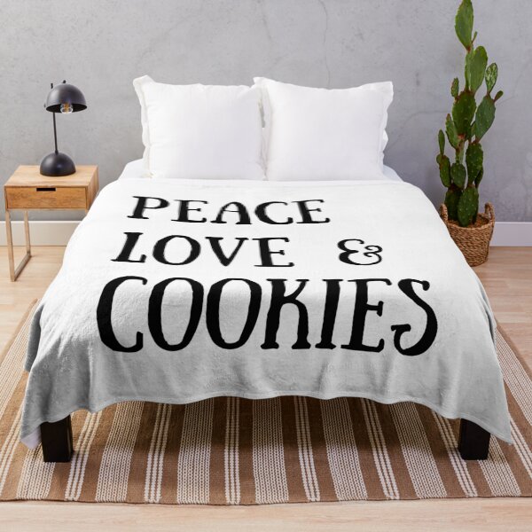 Item preview, Peace Love and Cookies designed and sold by The Little Wood Cottage.