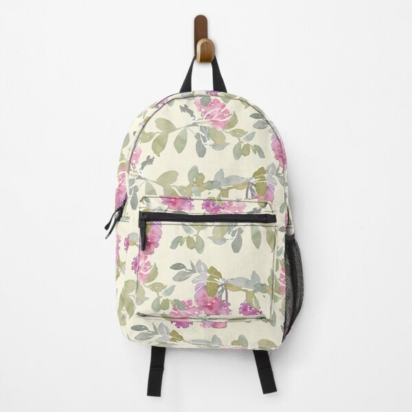 Item preview, Pink on Yellow Ditsy Floral designed and sold by adortopia.