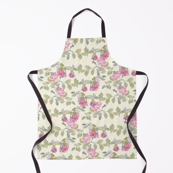 Item preview, Pink on Yellow Ditsy Floral designed and sold by adortopia.