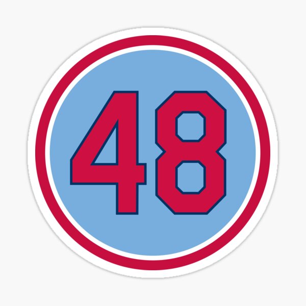 Harrison Bader 48 Jersey Number Sticker Essential T-Shirt for