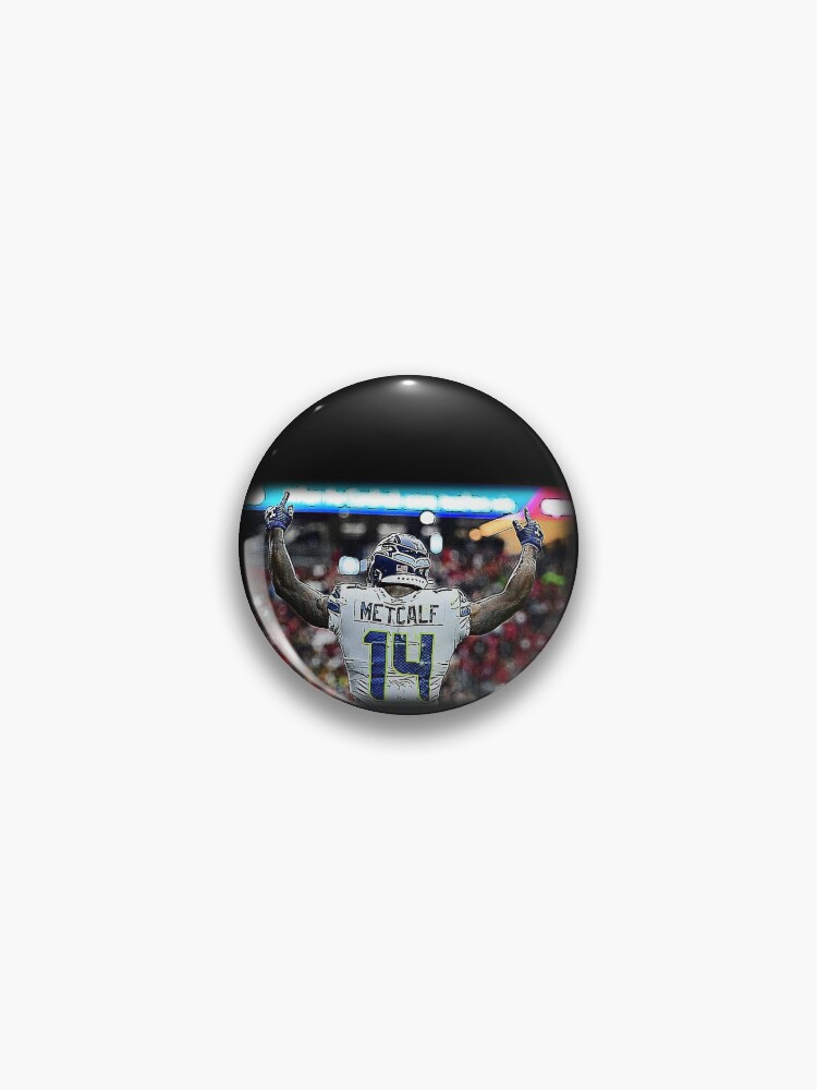 Dk Metcalf Number 14 metcalf receive the ball Sticker for Sale by  HelenaHalvorson