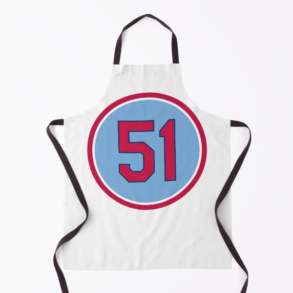 Item preview, Willie McGee #51 Jersey Number designed and sold by StickBall.