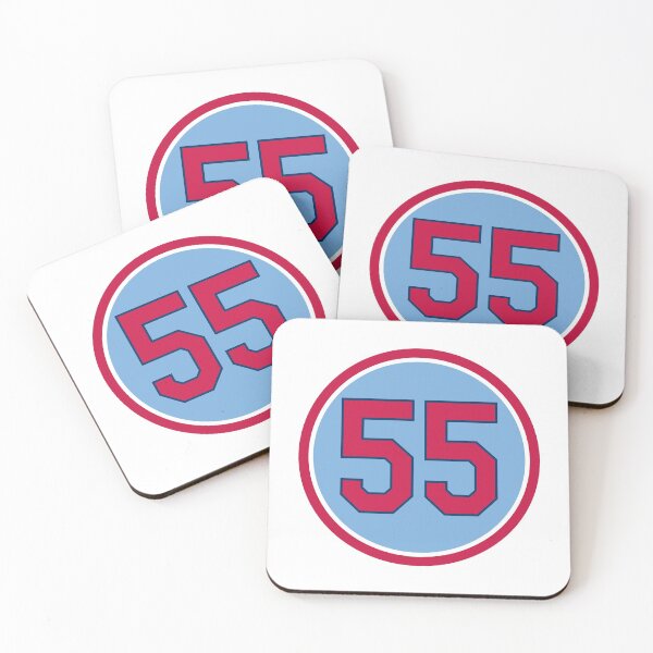 Aperçu de l'œuvre Skip Schumaker #55 Jersey Number créée et vendue par StickBall.