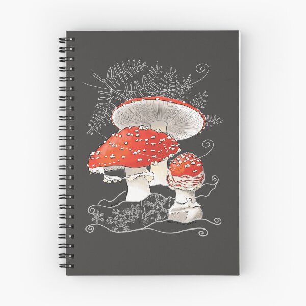 Item preview, Amanita in the Winter dark background designed and sold by mernstw.