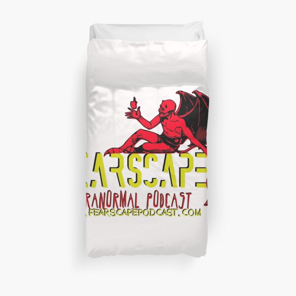 The Devil made me listen Duvet Cover