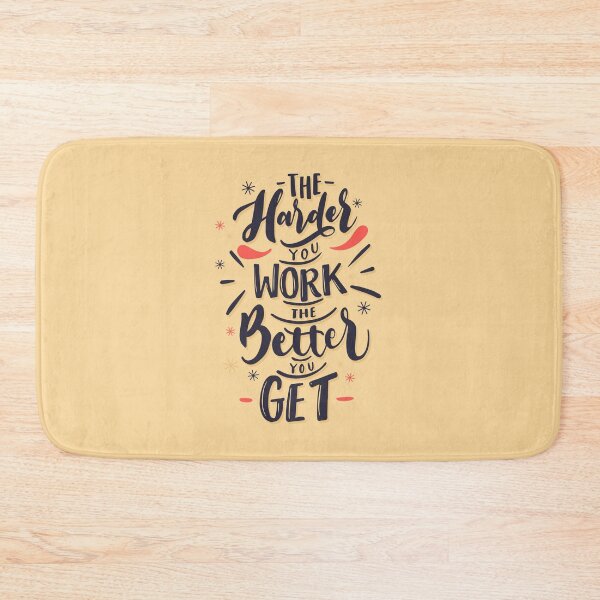 Item preview, Calligraphic Motivational Quote The Harder You Work The Better You Get designed and sold by artPS.