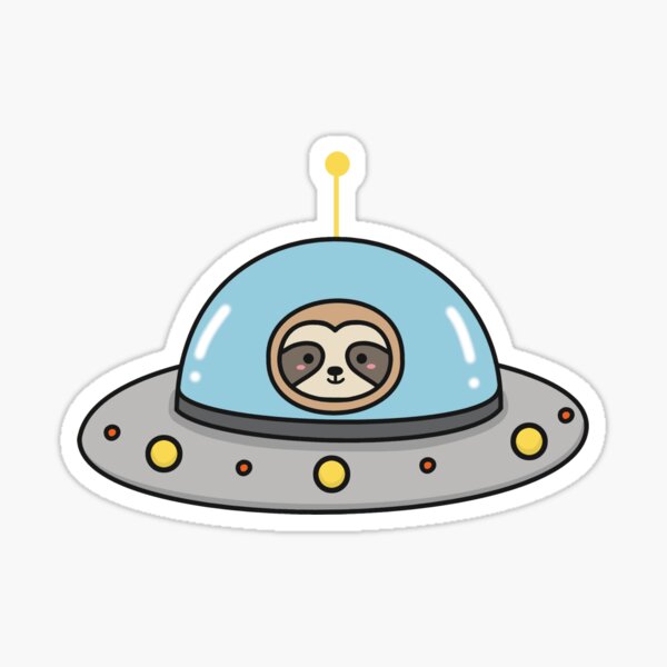 Download Alien Sloth Stickers Redbubble