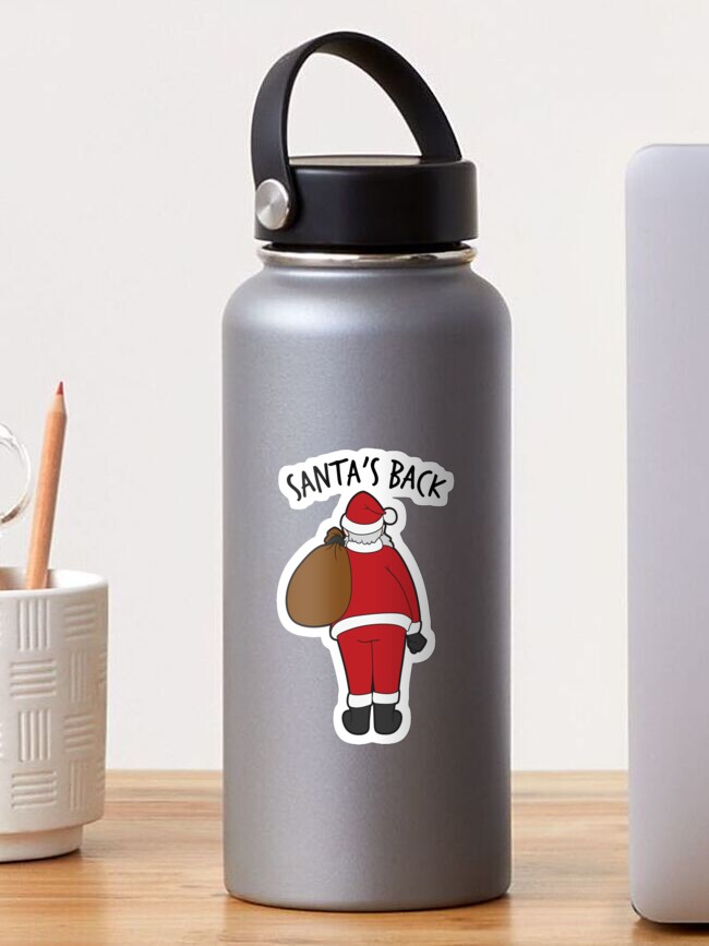 Thumbnail 1 of 3, Sticker, Santa's Back designed and sold by OwlishArts.