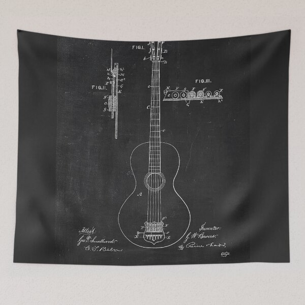 Item preview, Chalkboard Guitar Patent designed and sold by JoolyA.