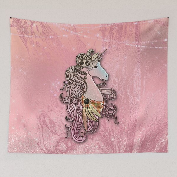 Item preview, Beautiful unicorn in pink colors designed and sold by nicky2342.