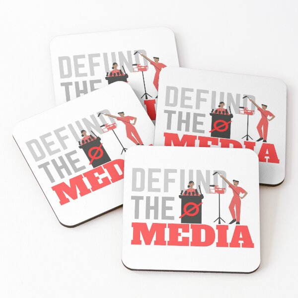 Item preview, Defund The Media Movement designed and sold by Joy Poddar.