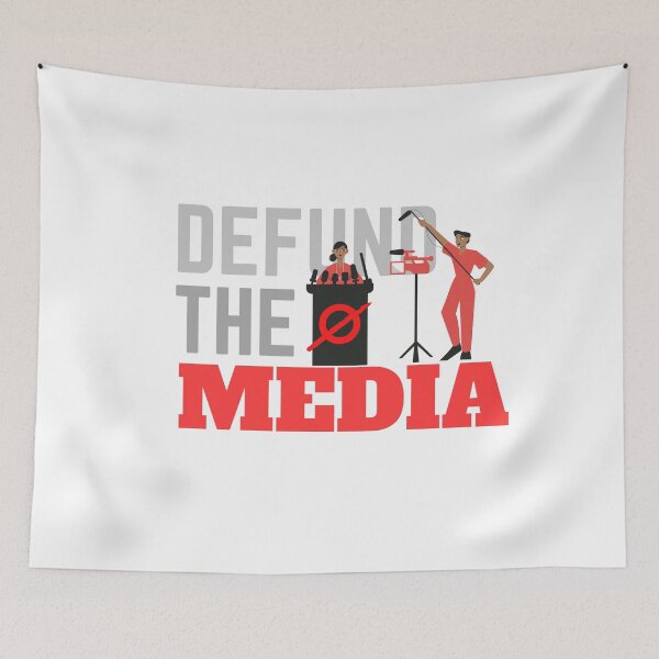 Item preview, Defund The Media Movement designed and sold by Joy Poddar.