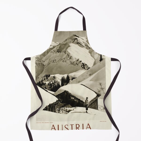 Item preview, retro austria lechtaler alpen arlberg rappenspitze vorarlberg vintage reclame designed and sold by CorasPosters.
