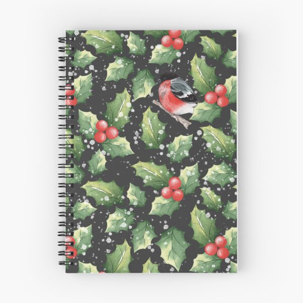 Item preview, Christmas pattern with bullfinches designed and sold by Shilovka.