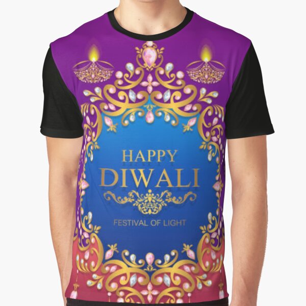 Happy Diwali - The Festival Of Lights Graphic T-Shirt