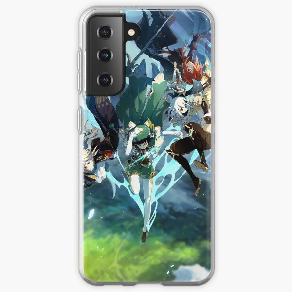 Genshin Impact Fond d'écran Coque souple Samsung Galaxy