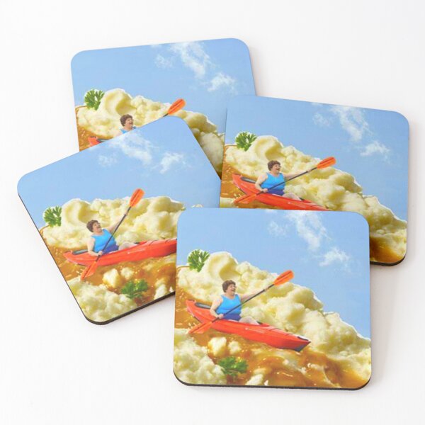Item preview, Thanksgiving Gravy Boat Mashed Potato River designed and sold by northernlattes.