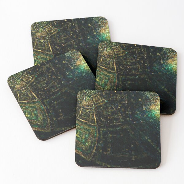 Item preview, Arte fractal de antiguas ruinas abstractas designed and sold by mrhighsky.