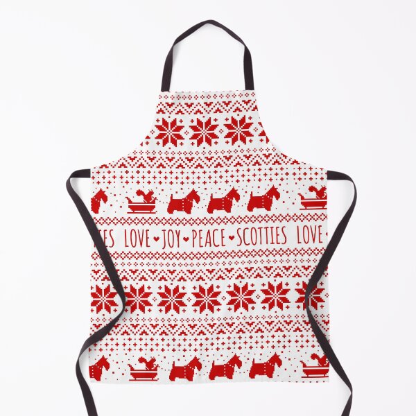 Item preview, Scottish Terrier Silhouettes Christmas Pattern | Scottie Dogs Holiday designed and sold by Jenn Inashvili.