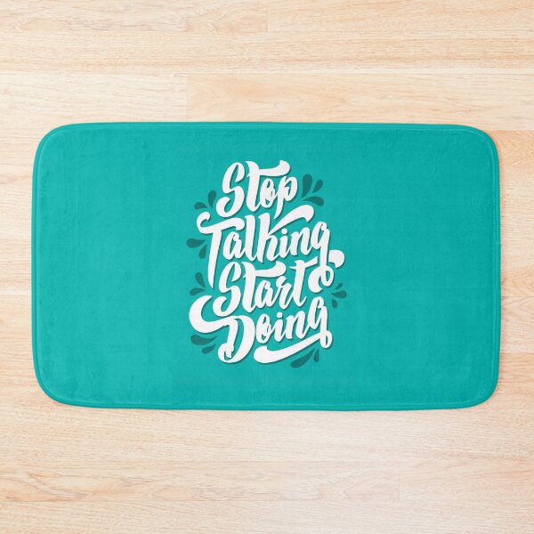 Item preview, Calligraphic Lettering Quote Stop Talking Start Doing designed and sold by artPS.