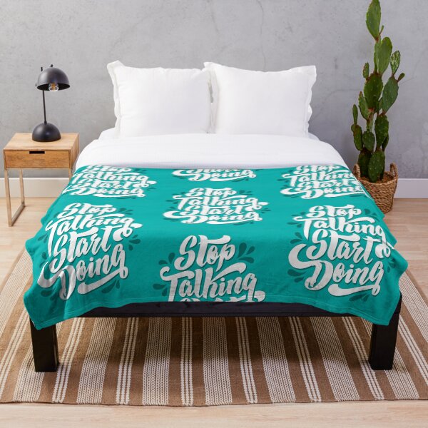 Item preview, Calligraphic Lettering Quote Stop Talking Start Doing designed and sold by artPS.