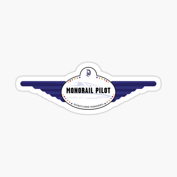 Item preview, Disneyland Monorail Pilot CM Sticker designed and sold by GE-Studio.