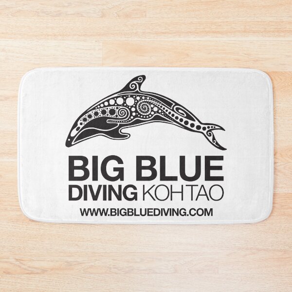 Item preview, Big Blue Standard Logo Black designed and sold by BigBlueDiving.