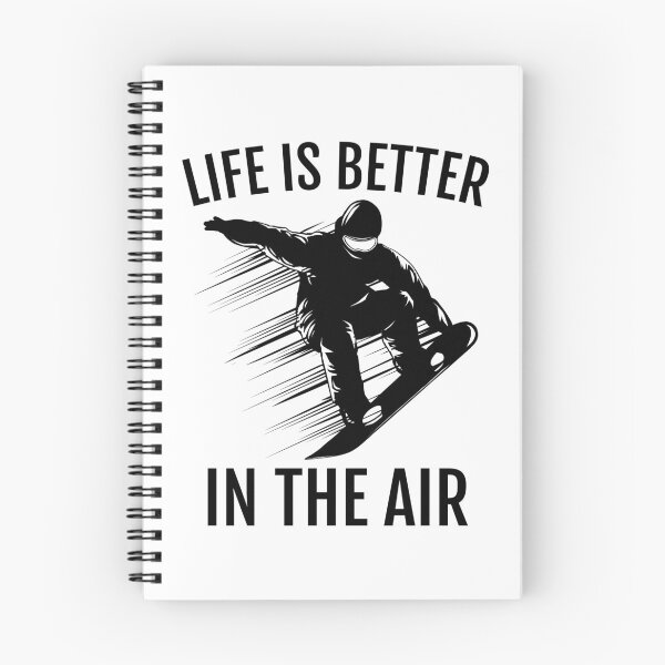 Item preview, Snowboarding Graphic; Life is Better in the Air designed and sold by EstelleStar.