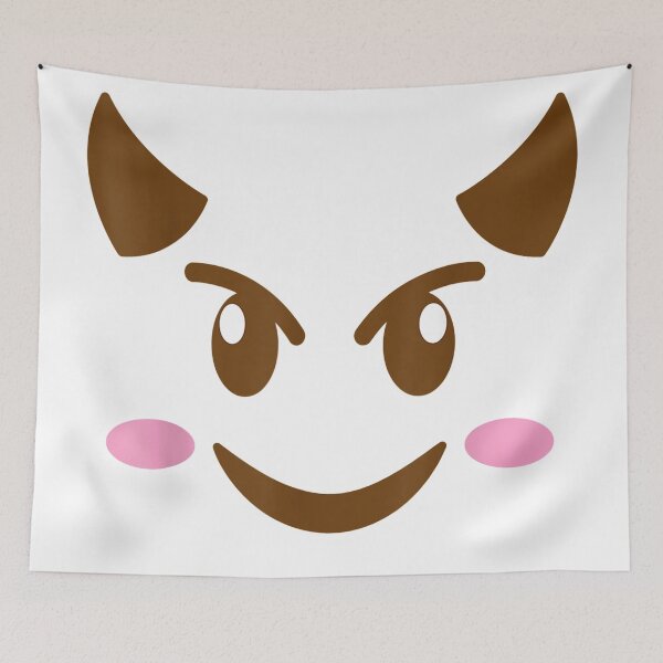 Item preview, Devilish smile emoticon face designed and sold by linhkaphung.