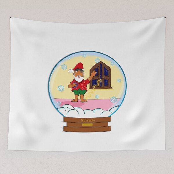 Item preview, Australian Santa Snow Globe - My Santa Your Santa designed and sold by inclusive-kids.