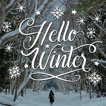 Welcome Winter Stickers