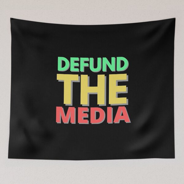 Item preview, Defund The Media Movement designed and sold by Joy Poddar.