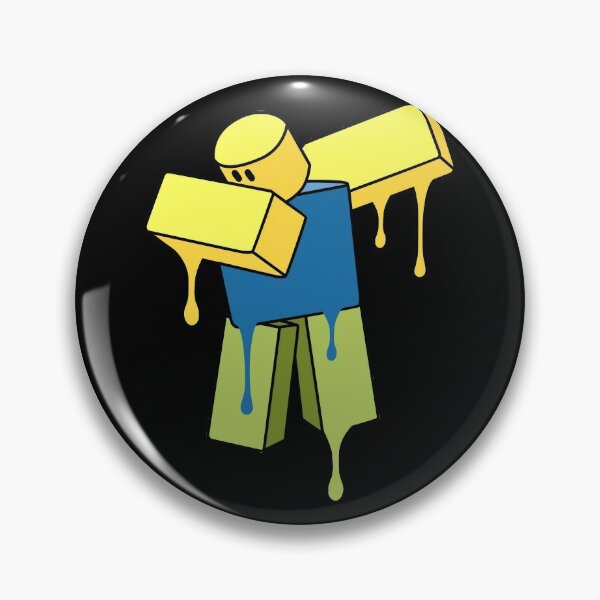 Roblox Noob Pins And Buttons Redbubble - buff roblox noob dab
