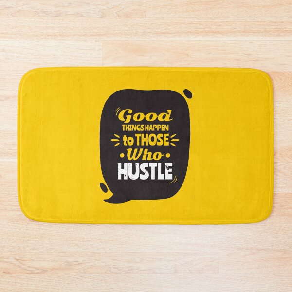 Item preview, Calligraphic Paintbrush Quote Good Things Happen To Those Who Hustle designed and sold by artPS.