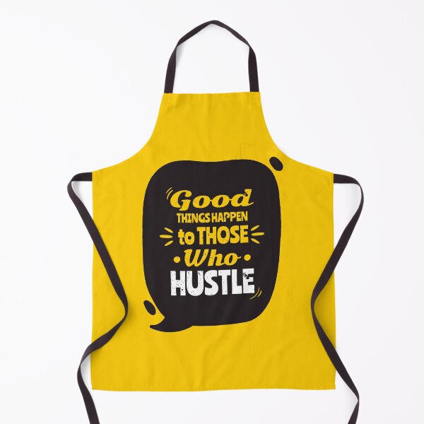Item preview, Calligraphic Paintbrush Quote Good Things Happen To Those Who Hustle designed and sold by artPS.