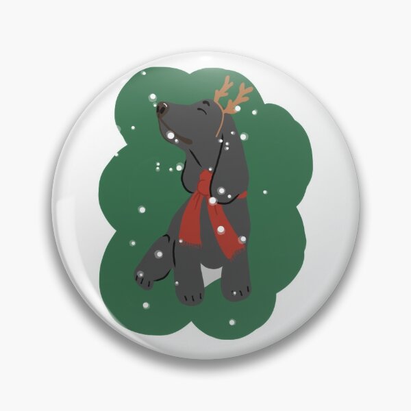 Item preview, It’s a very spaniel Christmas! In green! With snow! (WG)  designed and sold by MeerkatCreative.