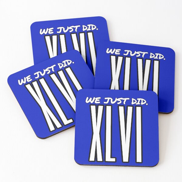Item preview, We Just Did 46 xlvi roman numeral designed and sold by Gordon Nelson.