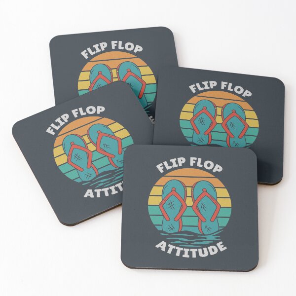 Item preview, FLIP FLOP ATTITUDE designed and sold by Delicious Design ⭐⭐⭐⭐⭐.