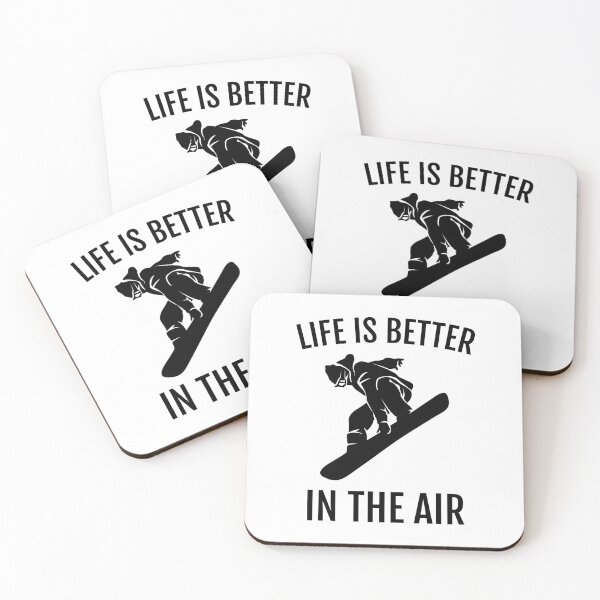Item preview, Snowboard Design; Life is Better in the Air designed and sold by EstelleStar.