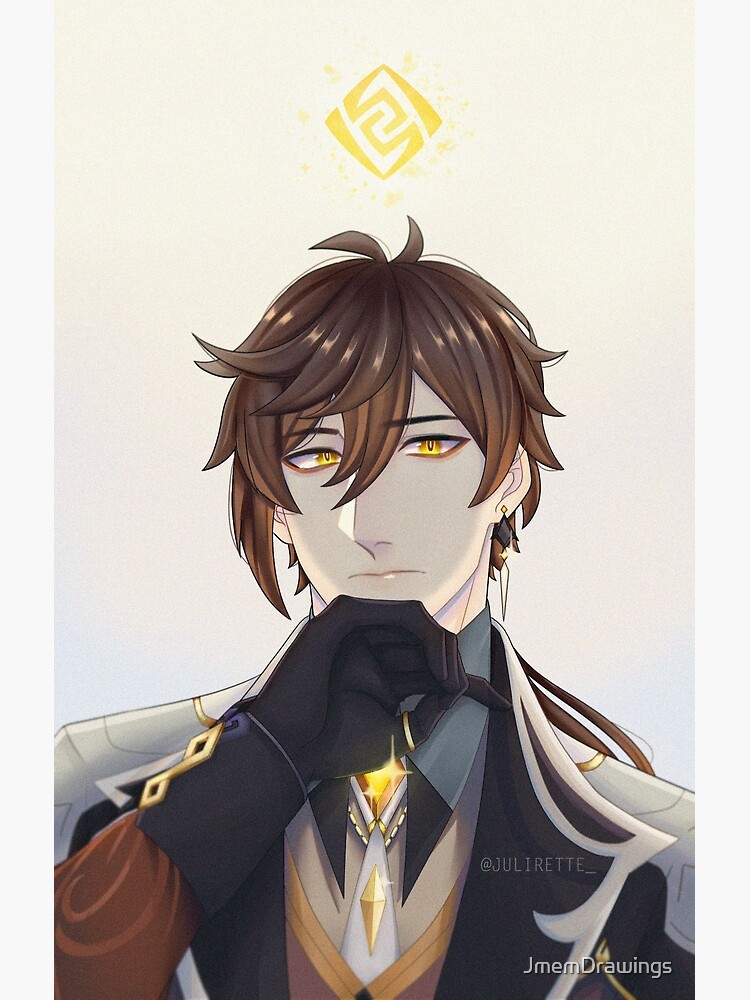 "Geo Archon Zhongli || Genshin Impact" Canvas Print for Sale by