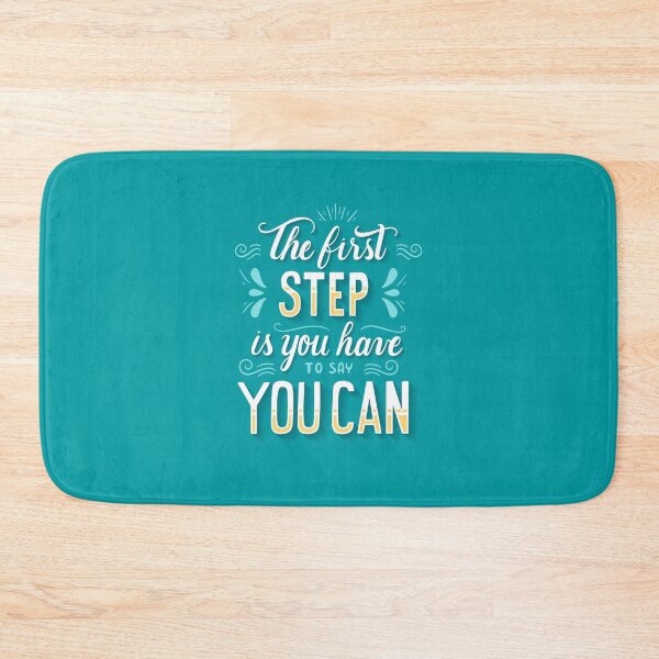 Item preview, Calligraphic Quote The First Step Is You Have To Say You Can designed and sold by artPS.
