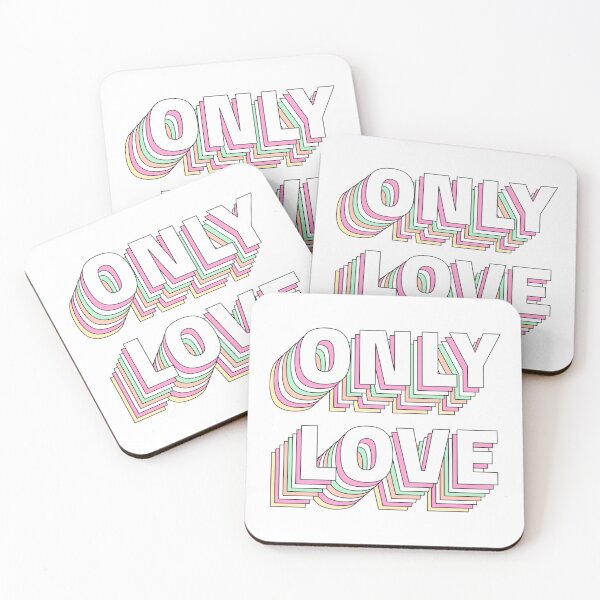 Item preview, ONLY LOVE pastel retro designed and sold by Vernon Carl D'souza.