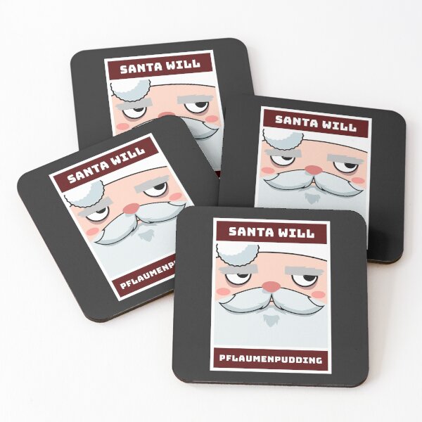 Item preview, Santa wants plum pudding | Merry Christmas | Santa face cartoon designed and sold by Ainbowz-Artwork.