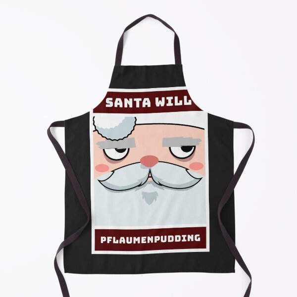 Item preview, Santa wants plum pudding | Merry Christmas | Santa face cartoon designed and sold by Ainbowz-Artwork.