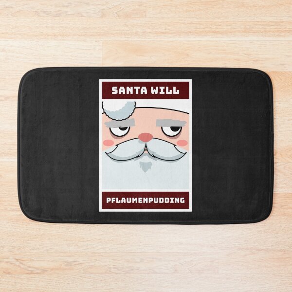 Item preview, Santa wants plum pudding | Merry Christmas | Santa face cartoon designed and sold by Ainbowz-Artwork.