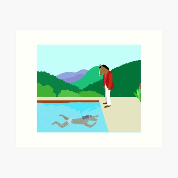Minimal Horseman Art Print