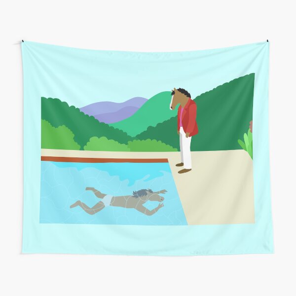 Minimal Horseman Tapestry