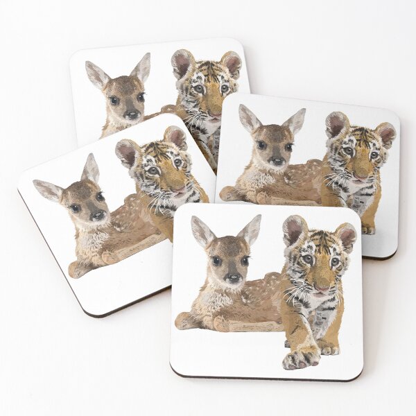 Item preview, Deer and tiger designed and sold by obscurite.
