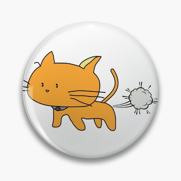 Item preview, Cute Cat Fart designed and sold by cannevas.