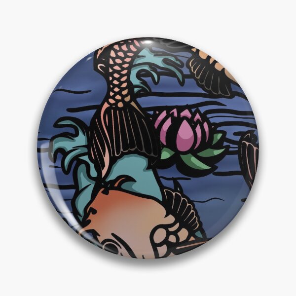 Item preview, Dancing Koi (Dark Theme) designed and sold by UPSTRM.